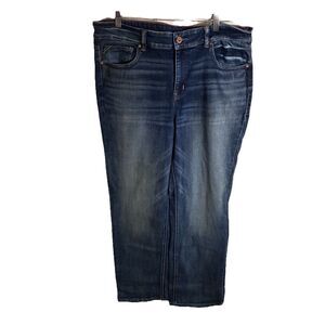 Maurices Women's Blue Jeans. High Rise. Straight Leg. Size 22W Regular.